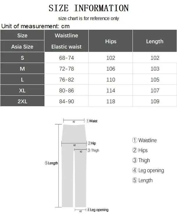 New Men's Cotton Baggy Y2K Jeans Fashion Male Clothes Elastic Waist Washed Wide Leg Pants Solid Straight Loose Denim Trousers