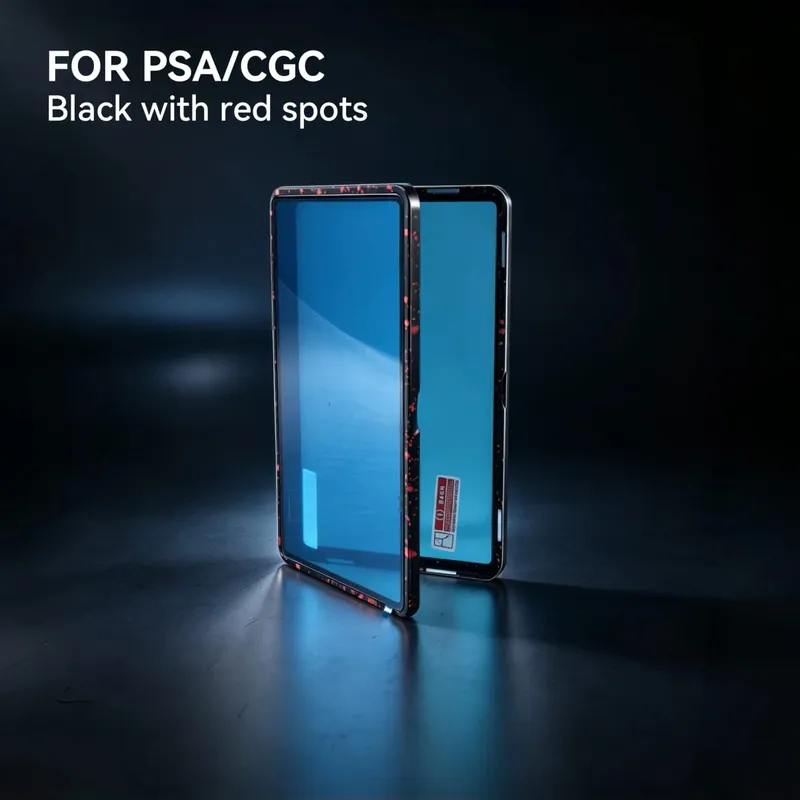Gradient Color Aluminum Alloy Graded Cards Protector Case for PSA/BGS UV & Scratch Resistant Trading Card Bumper Display Holder