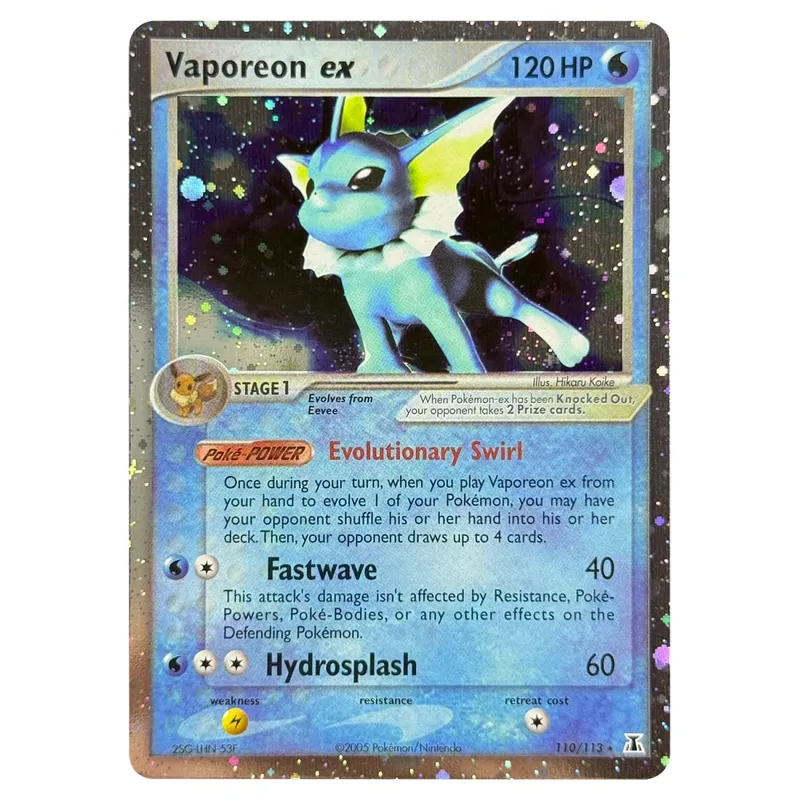 บัตรพร็อกซี โฮโลแกรม Emerald Cacturne Rayquaza ตำนานที่ซ่อนอยู่ Kyogre Crystal Guardians Alakazam Star Flareon Metagross