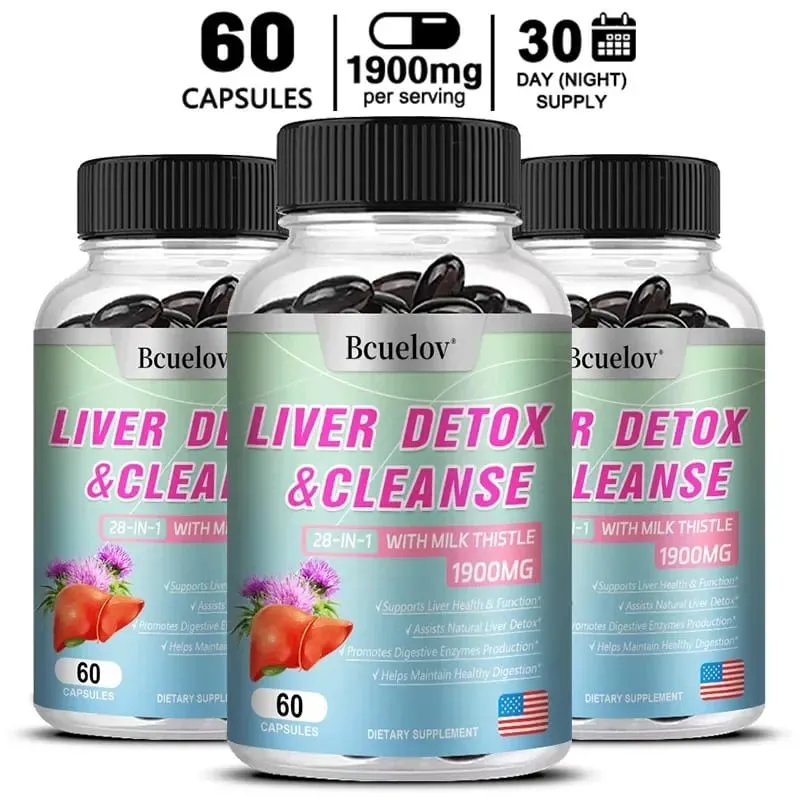 Liver Purification Detoxification and Repair Capsules - Improve Indigestion and Promote The Production of Digestive Enzymes — image 9