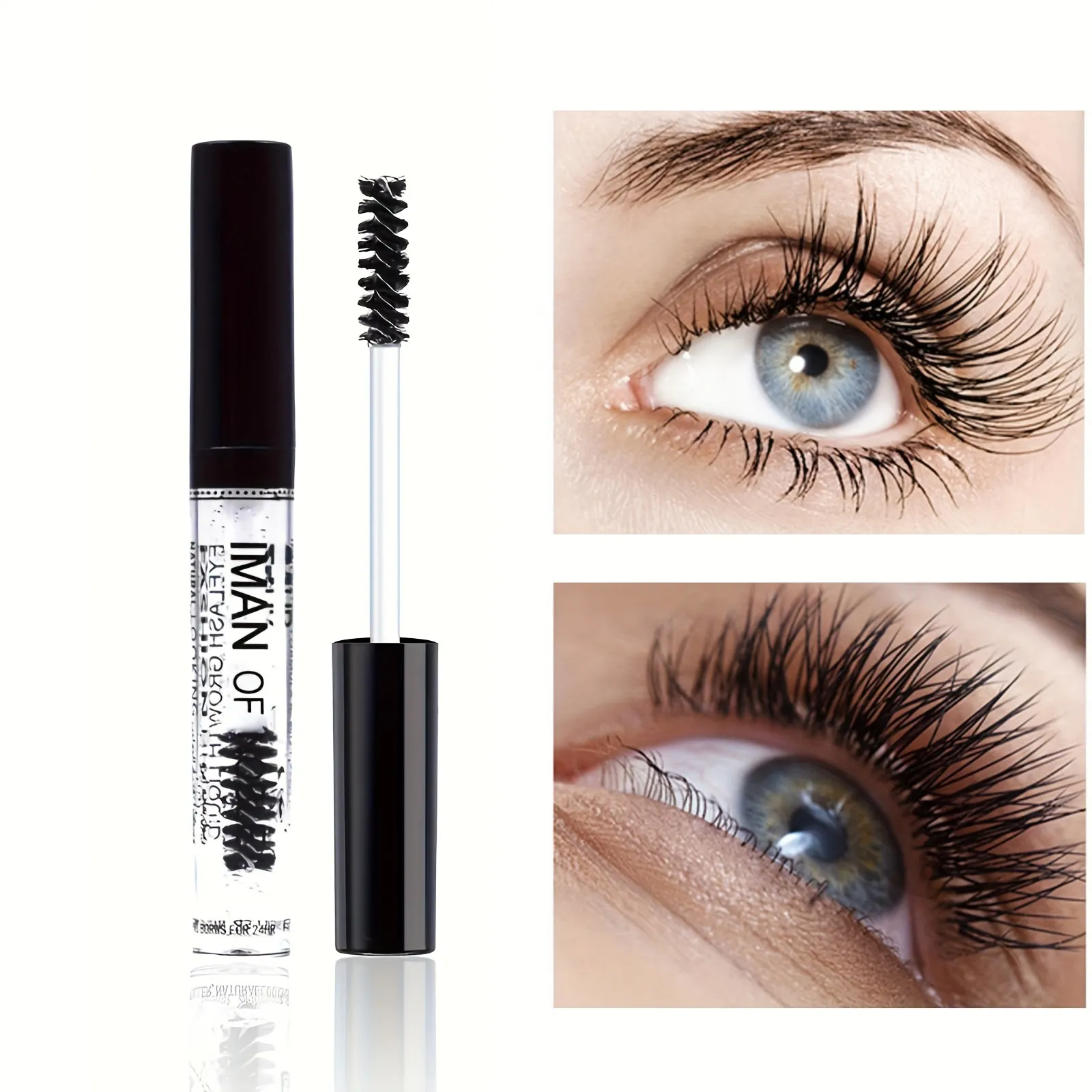 Transparentní a bezbarvý zvýrazňovač řas Tekutá báze pod oční make-up na obočí Krém na obočí Mascara Makeup Cosmetic — image 3