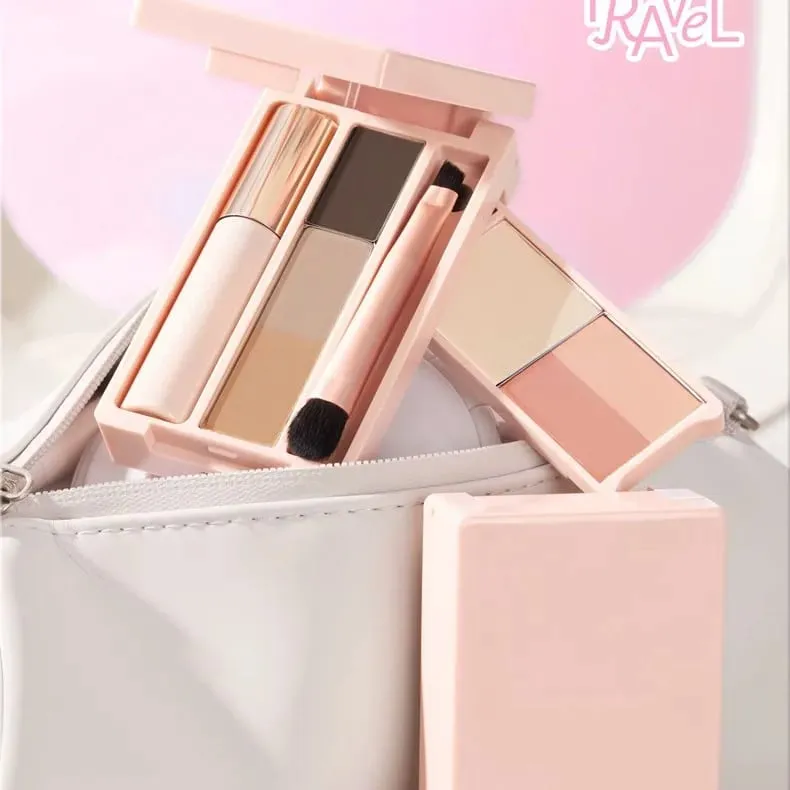 Judydoll Travel Comprehensive Plate Mini Grooming Blush Plate Makeup Integrovaný praktický talíř na dlaň — image 4