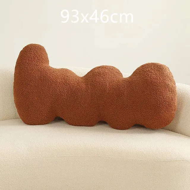 New Nordic Ball Solid Color Cushion Stuffed Flower Plush Pillow for Sofa Waist Office Cushion Kid Toy Gifts Home Decoration