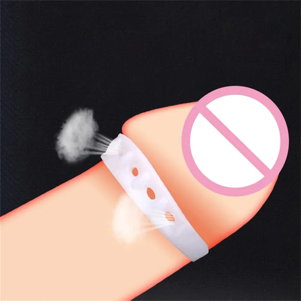 2Pcs Penis Rings Foreskin Corrector Resistance Ring Delay Ejaculation Couple Cock Rings Adult Game Shop Sex Toys For Men