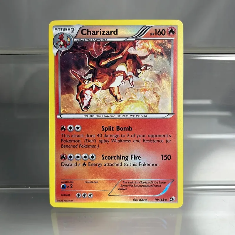 Charizard PTCG Single Collection Card 1st Edition 1996 Vmax Ex Rare Rainbow Card PKM Proxy Cards Toys Gifts — image 24