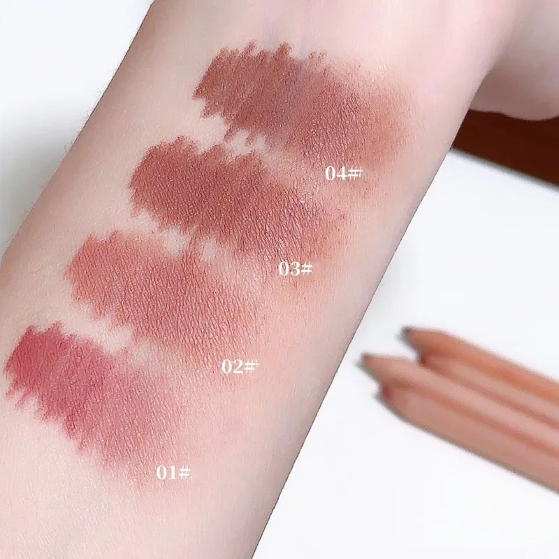 Bean Paste Pink Lip Liner Pen Professional Lip Liner Pencil Velvet Matte Lip Non-stick Cup Nude Lipstick Pen Contour Line Makeup