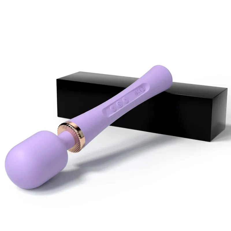 Vibromasseur à baguette AV de 29cm, Super puissant, Rechargeable, en Silicone, jouet sexuel pour adultes, forte Vibration, masseur personnel