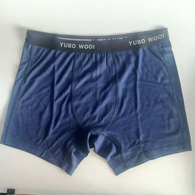 Boxershorts aus Merinowolle für Herren, Unterwäsche aus Merinowolle, Basisschicht, Boxershorts aus Merinowolle, weich, feuchtigkeitsspendend, atmungsaktiv, bequem