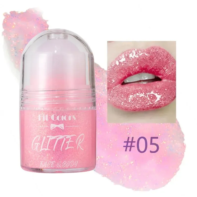 Sparkling Sequins Glitter Gel Face Body Eye Painting Shine Liquid White Silvery Pearl Gloss Eye Brighten Stage Makeup Decoration — image 12
