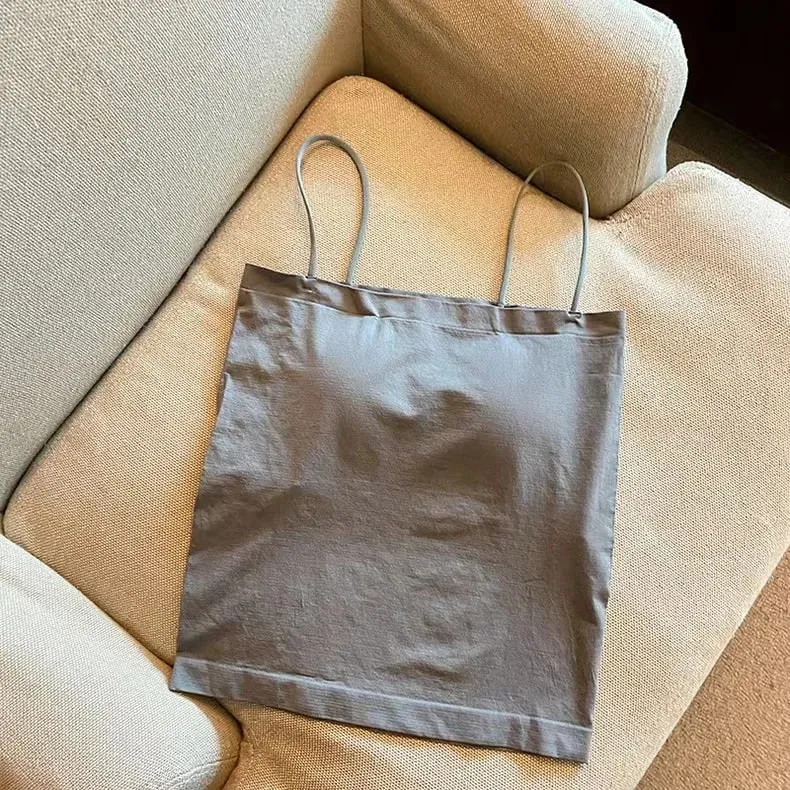 Base Layer Csole Women Summer Inner Wear with Chest Pad One oulder Design Unique Outerwear Beautiful Ba Tube Top