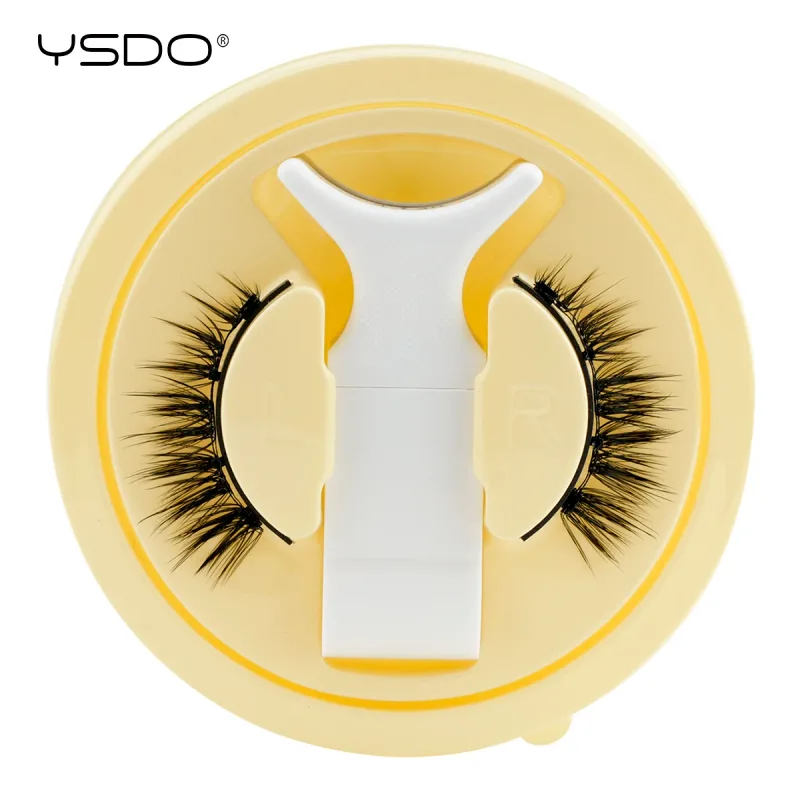 Magnetic Eyelashes Reusable Winged Magnetic 3D Mink Lashes Long-Lasting No Glue Needed False Eyelashes With Tweezer Makeup