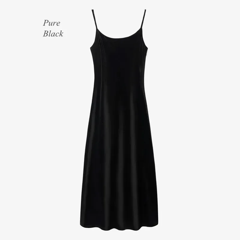 AS 2024 Fall- winter velvet woman clothes adjustable strap dress + basic tops + cardigan + sleeveless dress (ship out in 1 day)