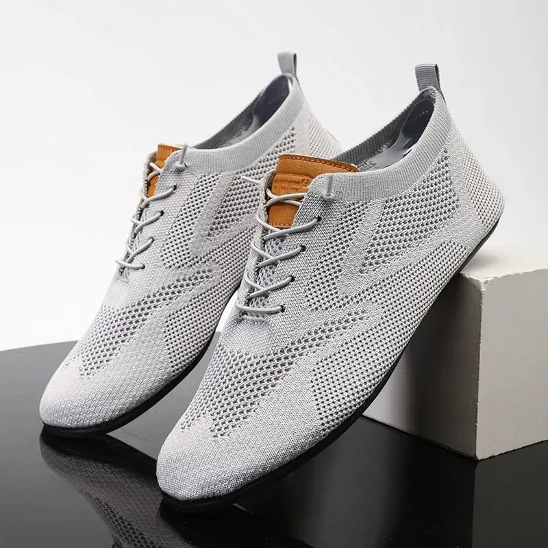 Mesh Men Shoes Breathable Casual Sneakers High Quality 2024 Trendy Lightweight Outdoor Walking Male Flat Shoe Zapatillas Hombre