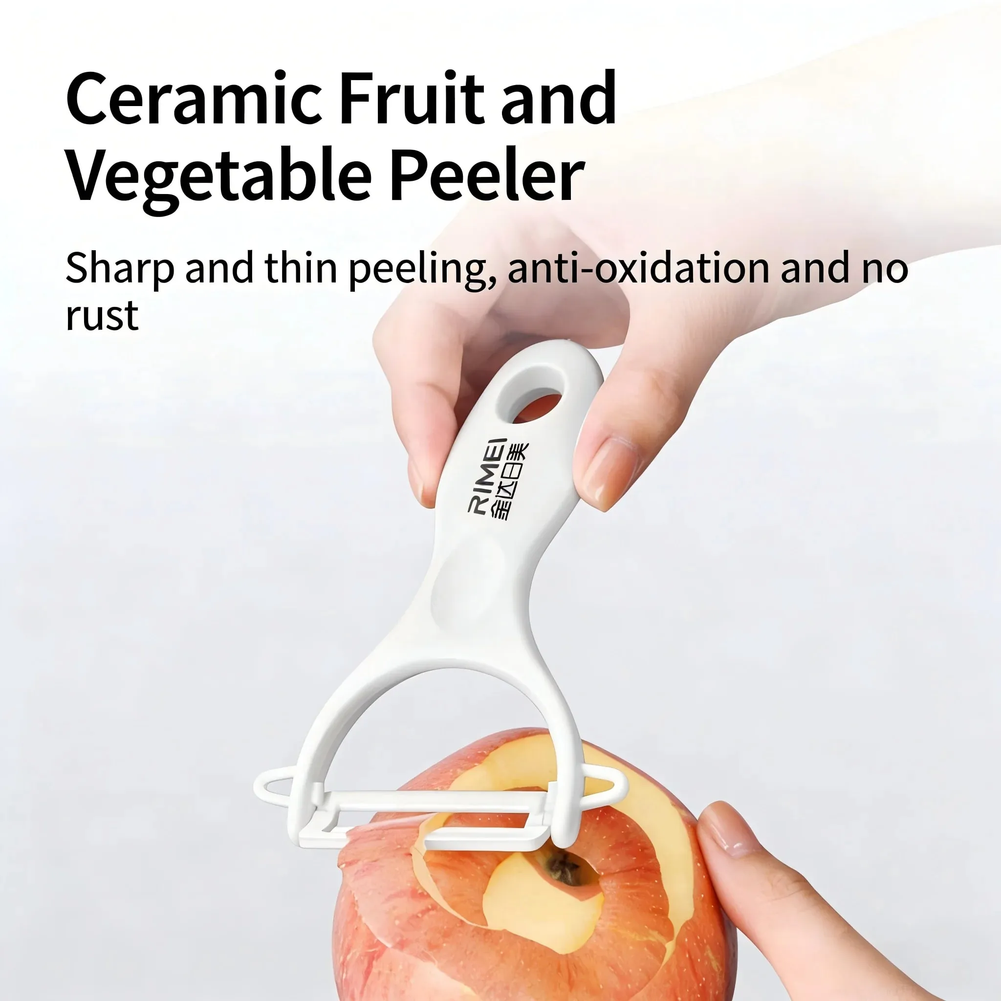 Ceramic Vegetable Peeler Household Kitchen Gadgets Multi-functional Peeler for Potatoes Carrots Cucumbers and Fruits