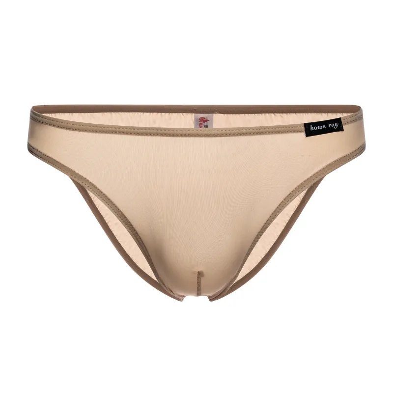 Ice Silk Seamless Briefs Man Bulge Pouch Underwear Sexy Translucent Panties Male Breathable Comfy Underpants Summer Lingerie