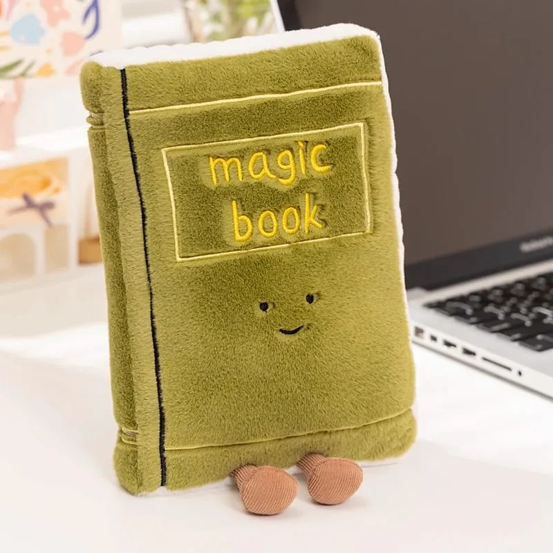 Kawaii Stationery Commodity Plush Toy Stuffed Humanoid Ruler Book Pencil Sharpener Eraser Pillow Decoration Gift