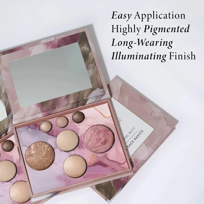 Tuscan Dreams Holiday Baked Starter Kit (4PC)-- Full Face Makeup Palette Foundation with Limited Edition Brushes — image 2