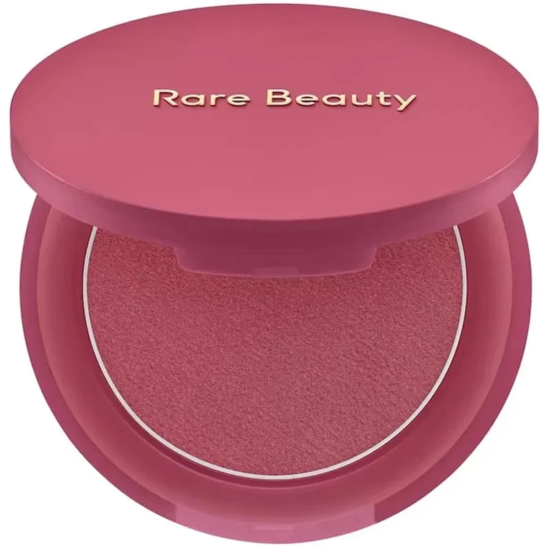 Rare Beauty 2 IN 1 Blush Highlighter Powder Palette Baked Silky Smooth Shimmer Glow Long Lasting Blendable Natural Face Makeup