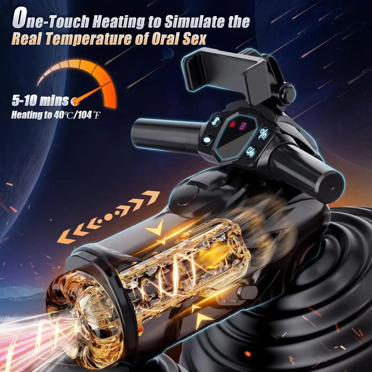 Automatic Male Masturbators Handsfree Thrusting Rotating Masturbation Cup Stroker Electric Sex Machine Adult Sex Toys For Men