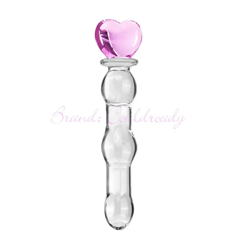 Pyrex Glass Dildo 195x33mm Fake Penis Crystal Anal Beads Butt Plug Prostate Massager G Spot Female Masturbation Toys — image 24