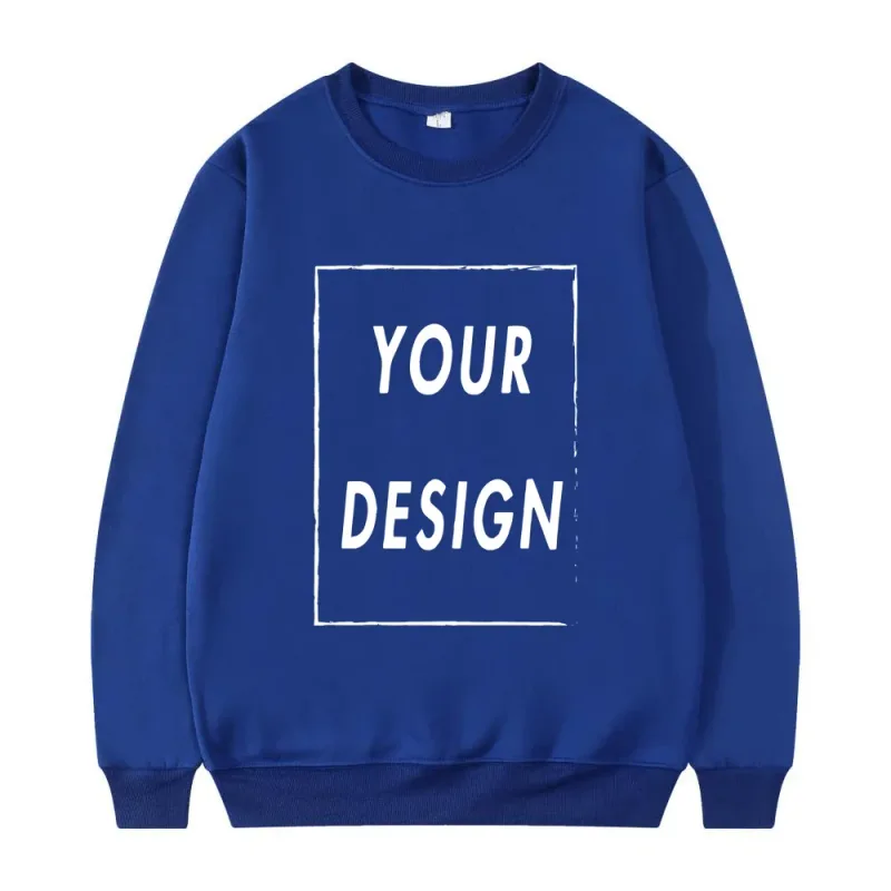 2025 Unisex Sweatshirt Customized with Your Logo Round Neck Sweater Fashionable Men's and Women's Casual Sweatshirt — image 8
