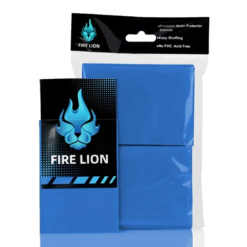 66x91mm 100PCS/Set Solid Matte Trading Card Sleeves Standard Size Card Protector for PTCG/TCG /MTG