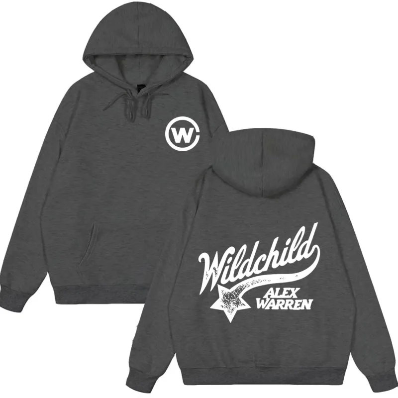 Alex Warren 앨범 Wild Child Tour 2026 Merch 까마귀 남성 여성 패션 빈티지 스웨터 긴 소매 루즈 오버 사이즈 풀오버
