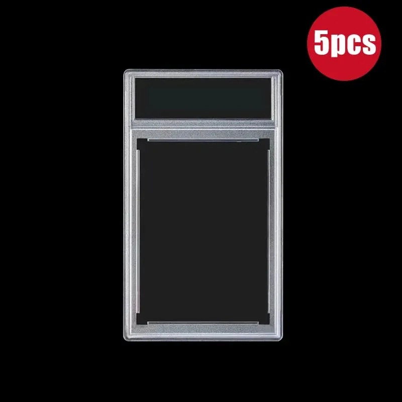 Trading Card Protector with Snap Closure Removable Graded Card Holder Durable Plastic Case Rating Card Slab — image 8