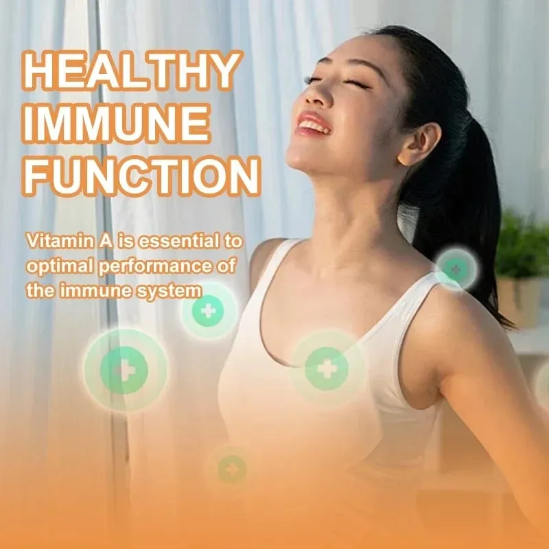 Vitamin A 10000IU - Supports Healthy Vision and Immune System Skin Health - Non-GMO Gluten FreeSupplements