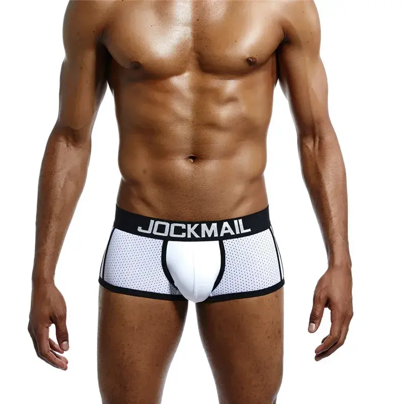 4Pcs Man Underpants Boxershorts Men Boxers Male Breathable Ice Silk Mesh Quick Drying Underwear Men’s Panties Boxer 3256805396926940 — image 4