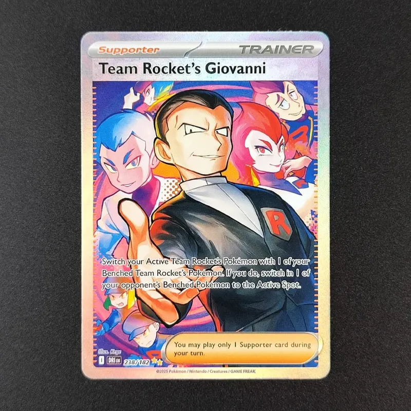 tcg การ์ดภาษาอังกฤษ SV10 SV09 Destined Rivals Team Rocket's Mewtwo Cynthia's Garchomp Ethan's Ho-Oh Trading Card Game — image 13