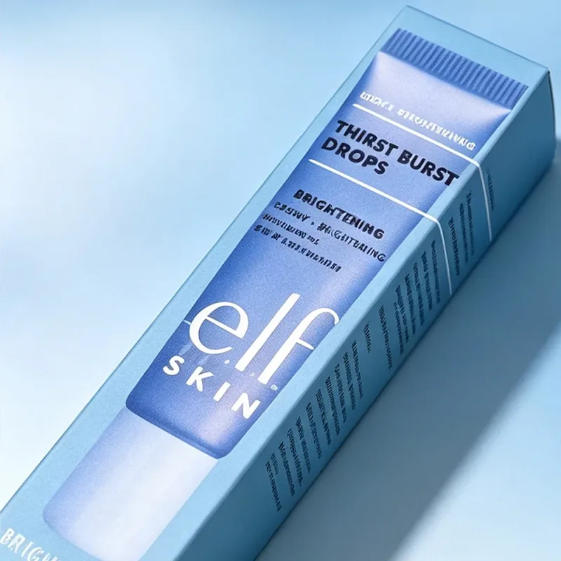 Elf Thirst Burst Drops Brightening Moisture Gel Essence Hydrating Pre-Makeup Primer Nourishes Dry Skin for Smooth Base Makeup