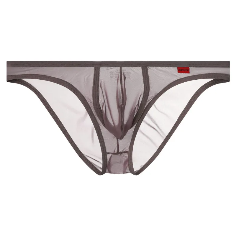 Ultra Thin Men's Underwear Large Pockets Triangular Underpants Transparent Lightweight Briefs — image 13