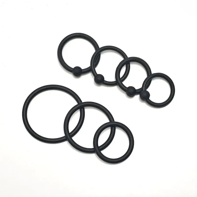 3-8 PCS Men's Silicone Cock Ring Erection Ring for Ejaculation Delay Sex Toys for Men Couples Clitoris Stimulator Penis Ring