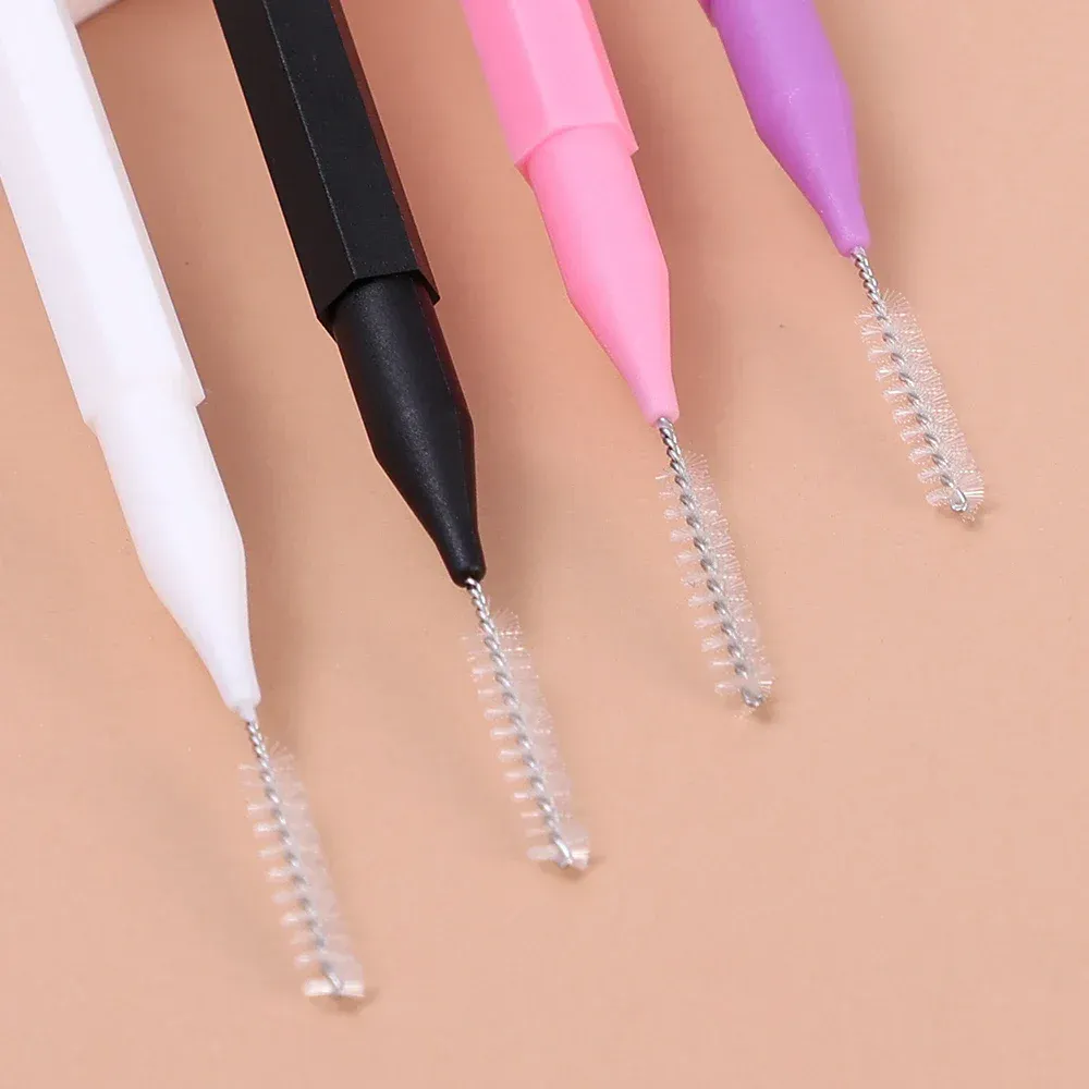 5-50PS Portable Mini Eyebrow Brushes Disposable Eyelash Brow Lifting Brush Applicators Lash Extension Comb Beauty Makeup Tools