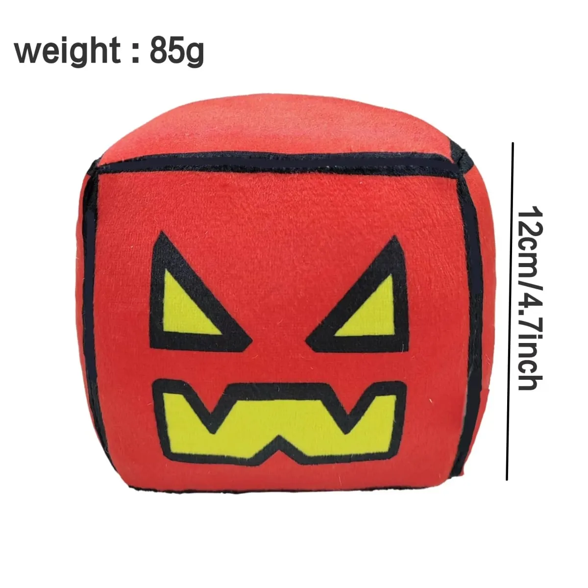 Geometry Plush Toy Cube Volume Wood Stuffed Animal Plushie Doll Toys for Kids and Gaming Fans Children's Day Birthday Gift