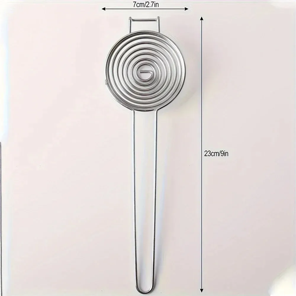 Egg Separator Long Handle Egg White Separator Food Grade Stainless Steel Egg Yolk Divider Filter Kitchen Gadget