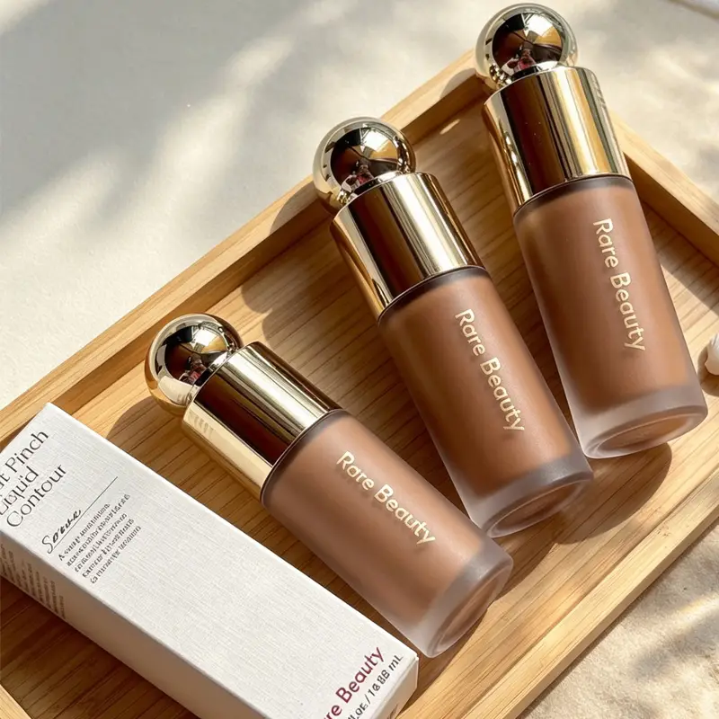 Hot Rare Beauty Brand 3D Face Contouring Liquid Blusher Natural Bronze Contours Stick Eye Nose Shadow Highlight Gloss Mirror