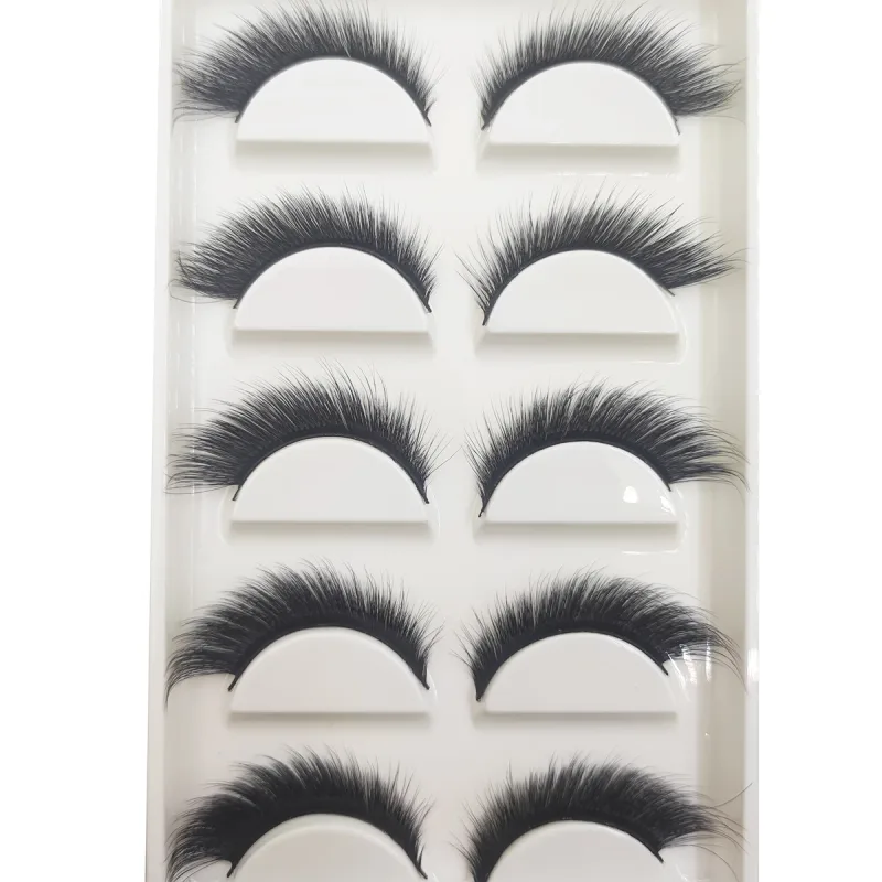 Natural 3D Mink False Eyelashes Soft Wispy Fluffy Eye Faux Lashes Make Up Eyelash Beauty Cat Cilios 5 Pairs 15 Styles