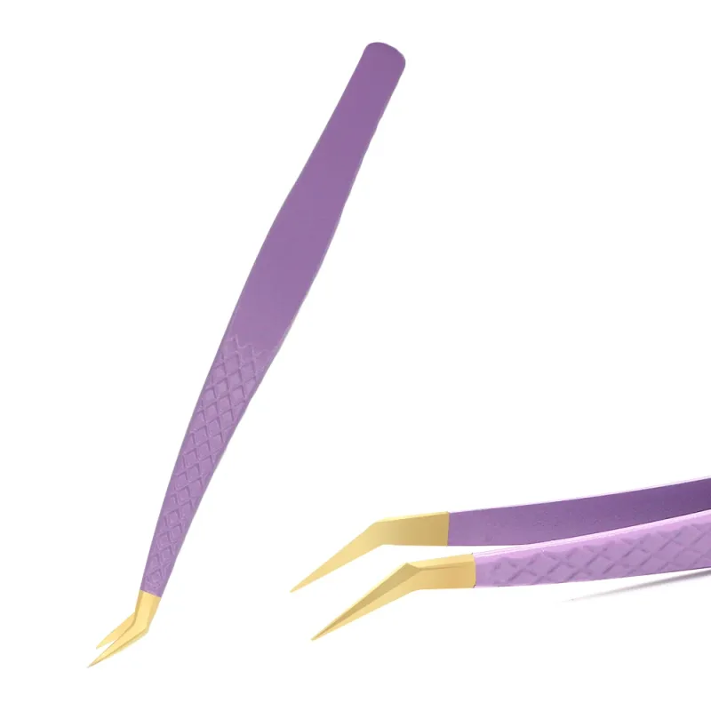 Eyelashes Tweezers Stainless Steel Superhard Tweezers High Precision Anti-static Tweezers For Eyelash Extensions Tools