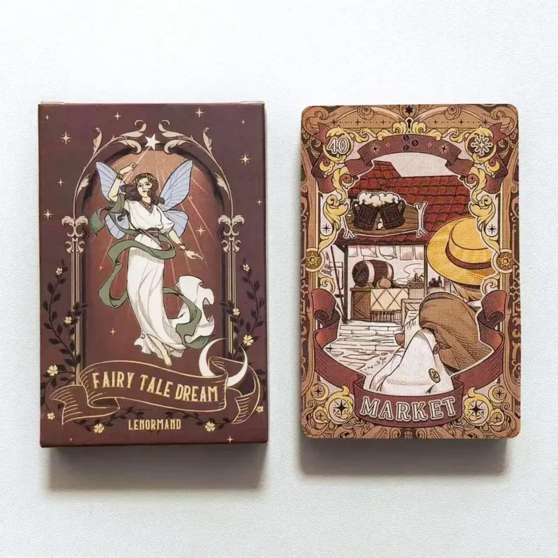 Fairy Tale Dream Lenormand Tarot Deck - 44 Cards Tabletop Game Illustration Theme for Divination And Storytelling
