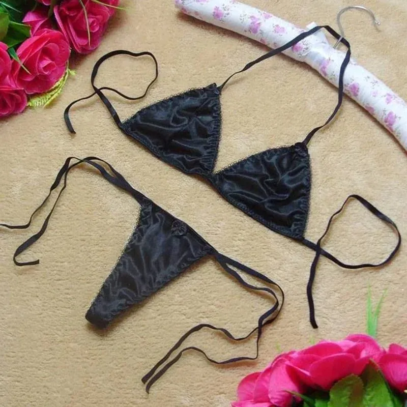 Newest Silk Thong G-string Lace Sexy Underwear Women Sexy Panties Female Low Waist String Lace Lingerie Intimates Thongs T-back