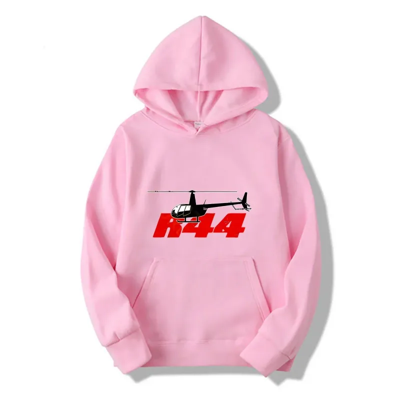 R44 Helicopter Pilot Aviation hoodies Snapback autumn long sleeves Knitted Bucket hoodies — image 11