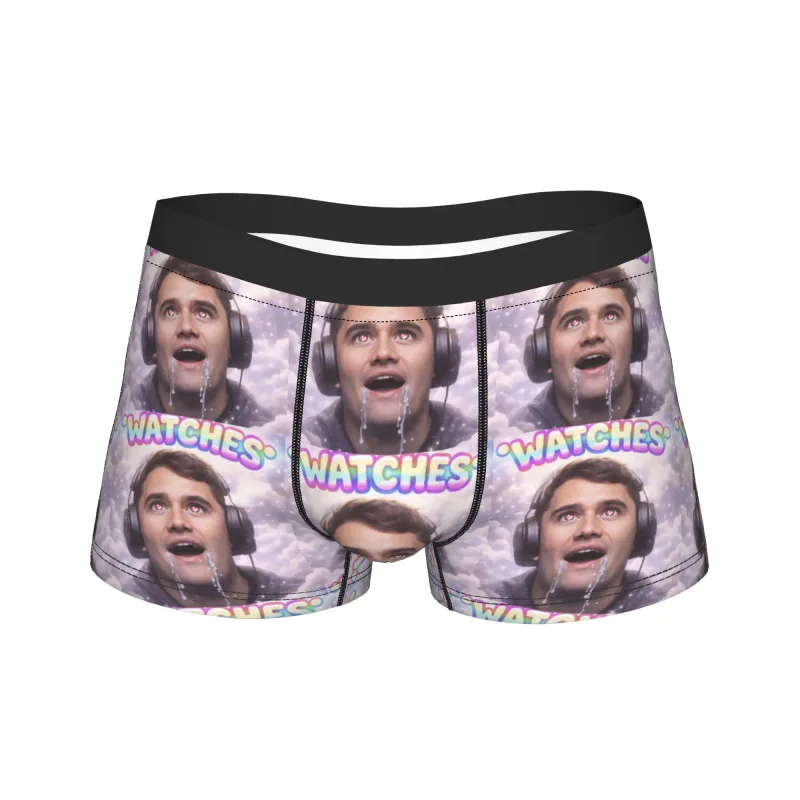 Charlie Kirk Meme Boxershorts Pouch Underkläder Högkvalitativ Customs Shorts Trosor Nyhet Herr Trosor Plus Size 2XL