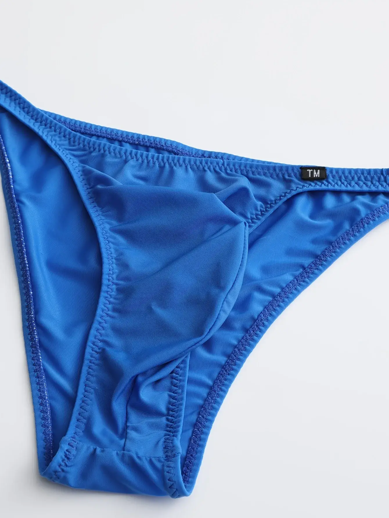 Men's Underwear Low Waist Ice Silk Briefs Half Pack Hip Small Triangle Underpants