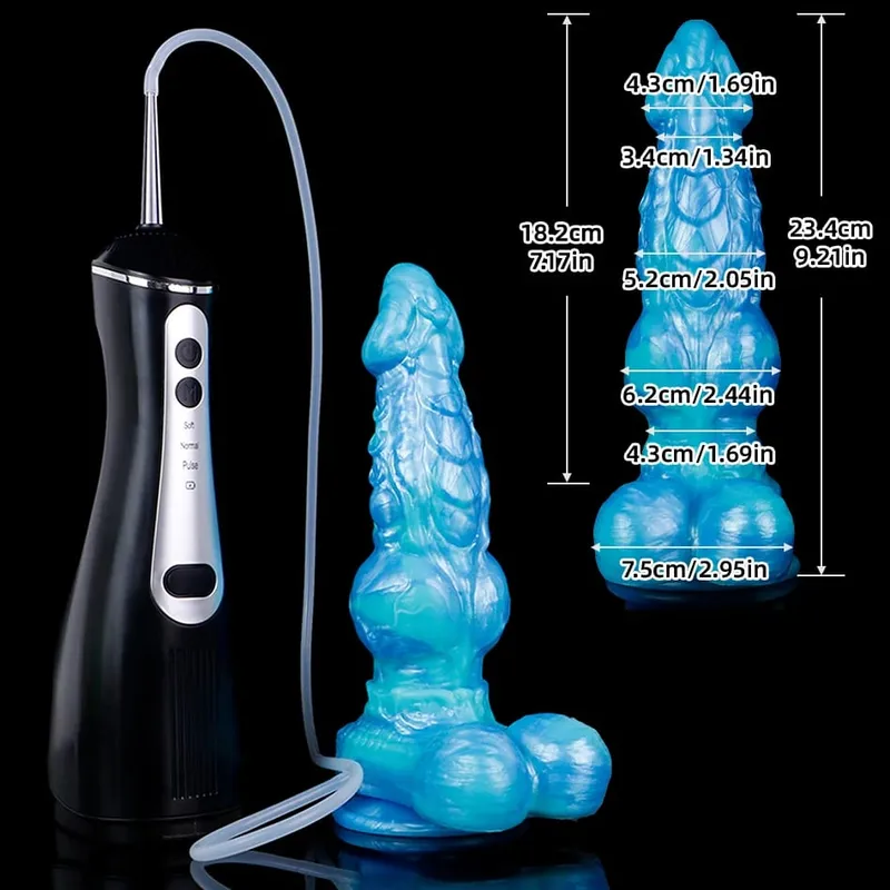 Silicone elétrico esguicho fantasia vibradores com ventosa massageador de próstata ejaculação pênis brinquedos sexuais para mulheres homens