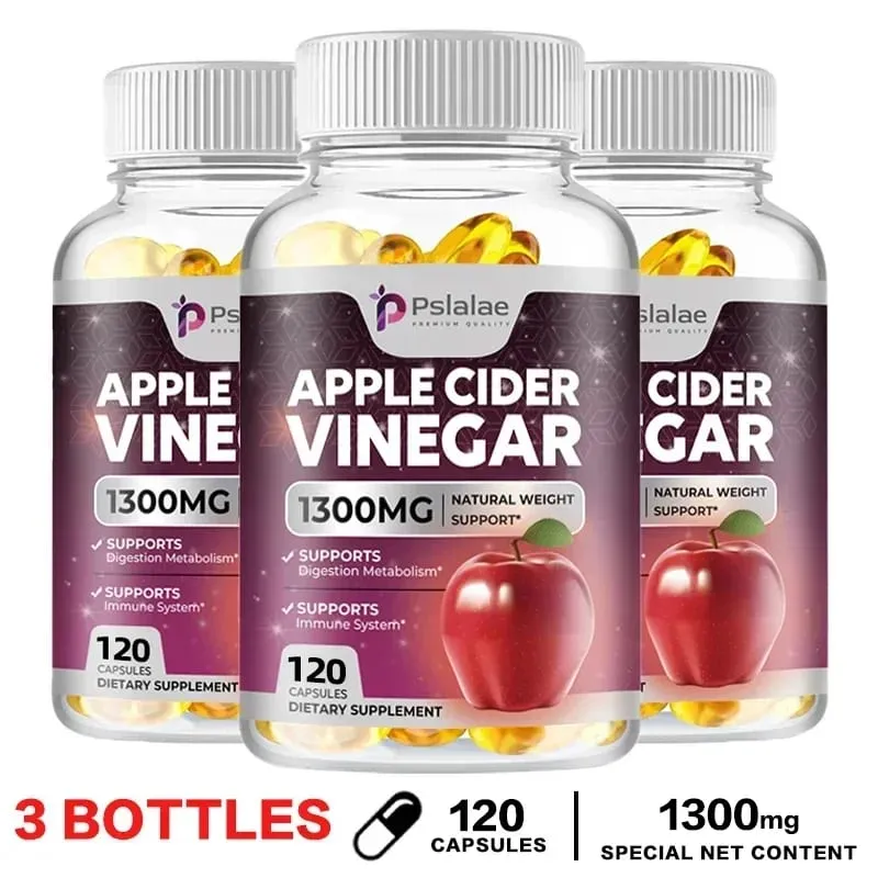Apple Cider Vinegar - Fat Burner Natural Detox and Cleanse Energy Support Supplement