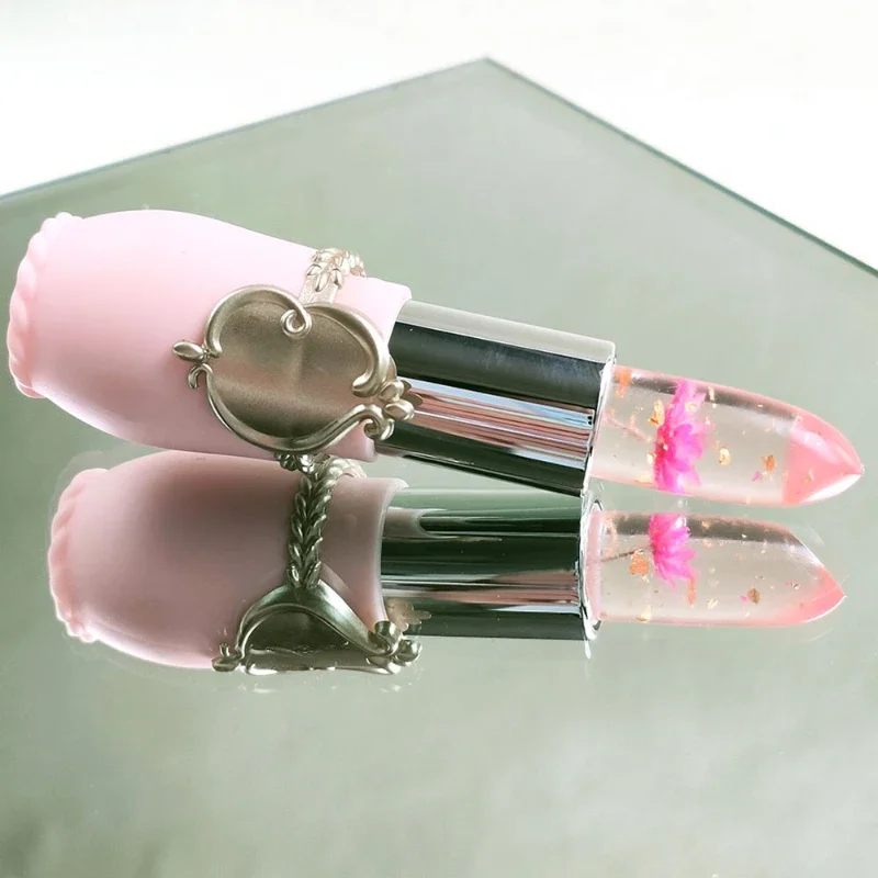 Flower Jelly Lipstick Set Temperature Change Moisturizer Flower Lip Stick Long Lasting Lip Balm Magic Color Change Lip Gloss Set — image 6