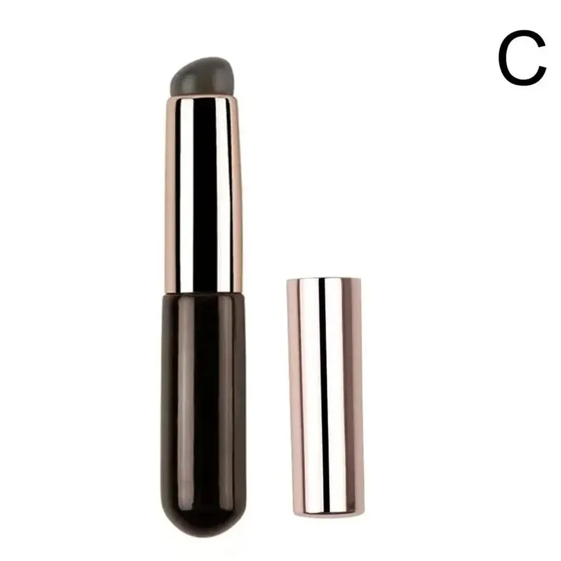 Silicone Lip Brush With Cover Cap Concealer Brush Like Fingertips Q Soft Lipstick Makeup Brushes Round Head No Broken — image 9