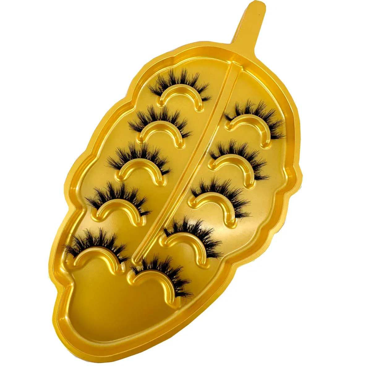 NEW Cat/Fox Eye Effect 5pairs Messy Fluffy Volume Eyelashes6D Super Fluffy Wispy Mink Eyelashes Dramatic Lashes Eyelash
